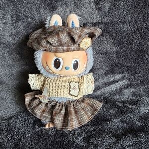 New the monsters labubu's macaron / have a seat / big into energy outfit/ set